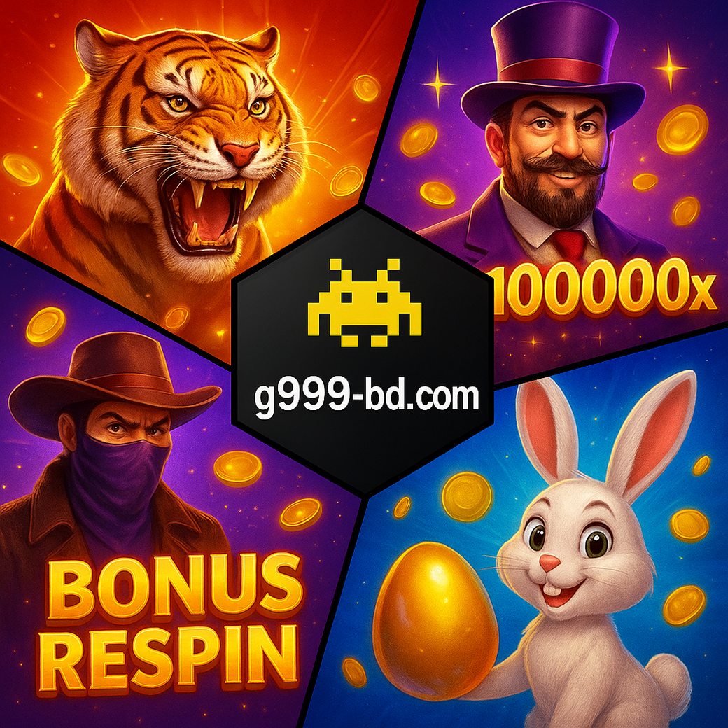 g999bd প্ল্যাটফর্মের বিভিন্ন গেম বিভাগের প্রদর্শনী চিত্র